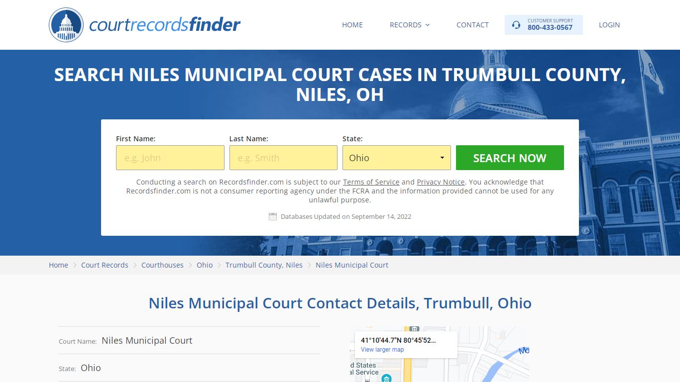 Niles Municipal Court Case Search - RecordsFinder